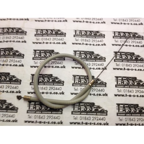 LAMBRETTA CHOKE CABLE GREY LONGER TYPE